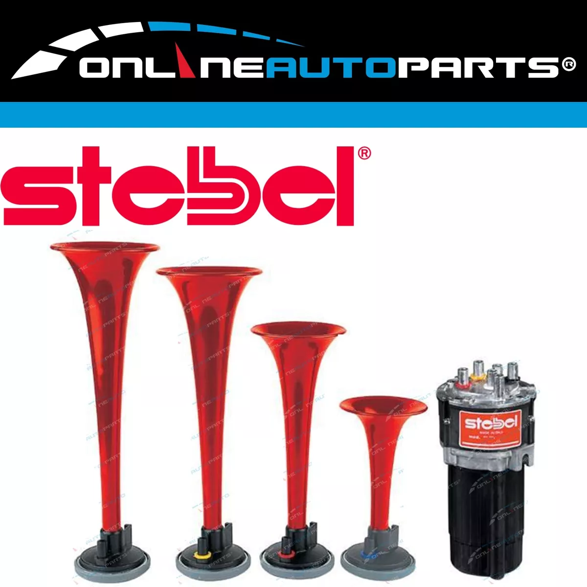 Call to Post Musical Air Horn Kit 12 volt Stebel At the Races Tune