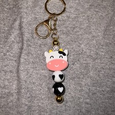 Handmade Beaded Keychain, Purse Charm, Zipper Pull