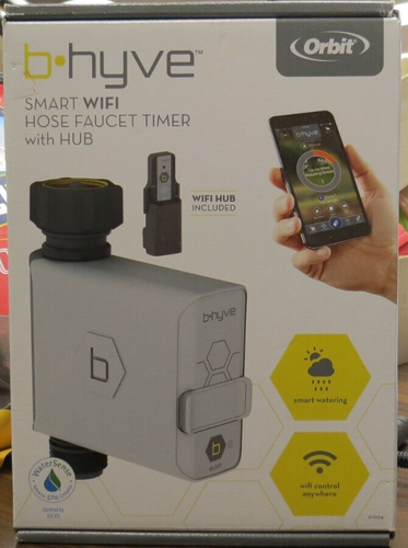 ORBIT B-HYVE 21004 SMART WIFI SCHLAUCH WASSERHAHN TIMER MIT HUB BLUETOOTH NEU