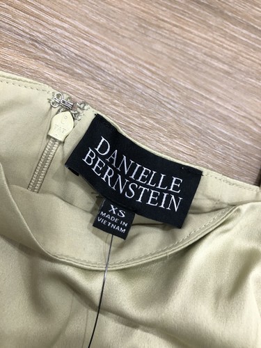 Danielle Bernstein Women’s XS Dress Short Long Sleeve Green R5 - Picture 4 of 10