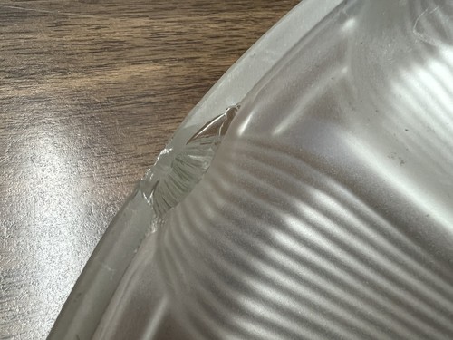Antiker Glas Lampenschirm 3 Loch - Bild 4 von 4