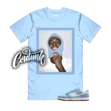 Dunk Psychic Glacier Blue White T Shirt Match KB1
