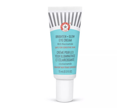 FIRST AID BEAUTY Brighten + Glow Eye Cream with Niacinamide 0.5 oz/ 15 ML/ I22