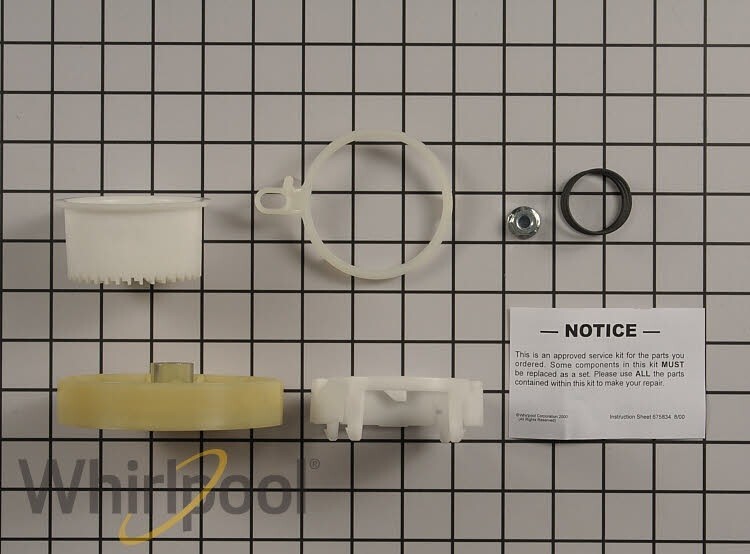 Kit Frizione Puleggia Compatibile Con Lavaggio Whirlpool - Foto 10