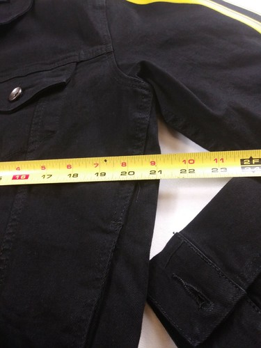 Eternity mens jean JACKET 100% authentic size Large black - Picture 5 of 6