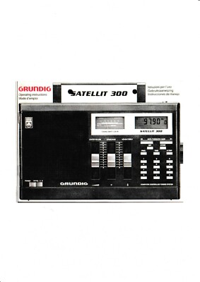 Bedienungsanleitung-Operating Instructions für Grundig Satellit 300 