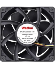 Wathai 120x120x38mm 120mm 24V 2Pin Brushless DC Industrial Cooling Case Fan