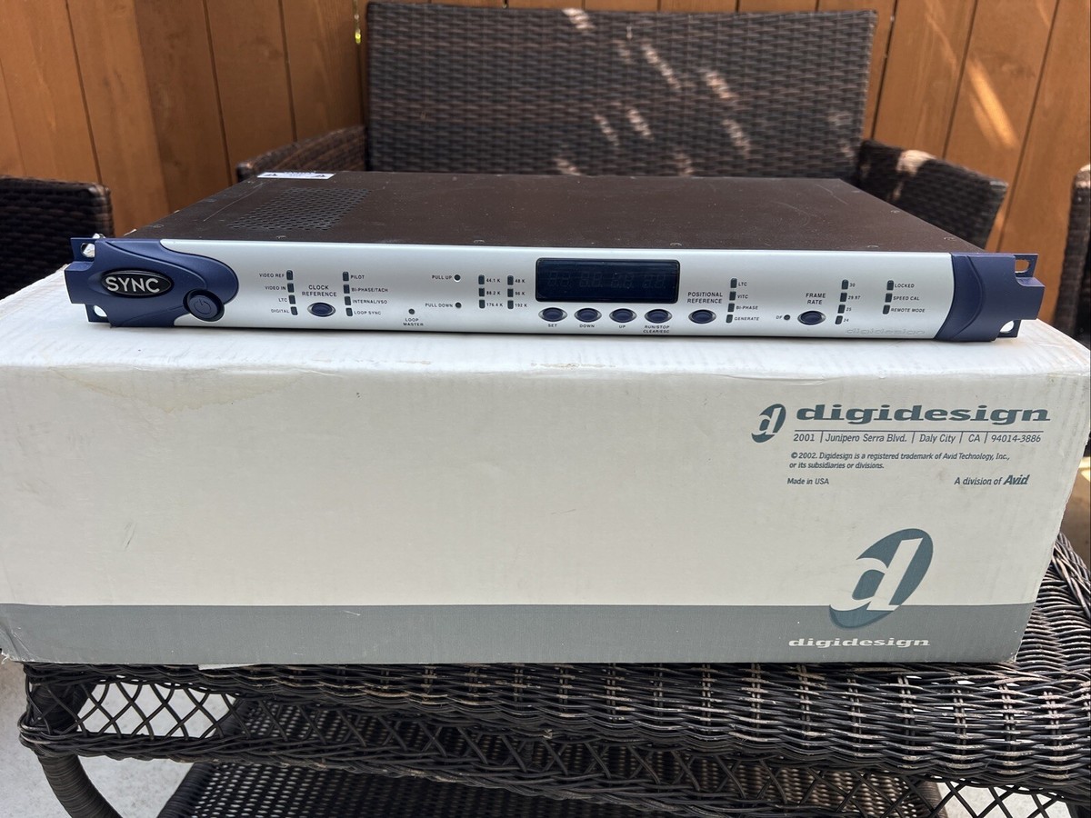 【美品】Avid digidesign SYNC I/O マスタークロック Avid digidesign SYNC I/O マスタークロック