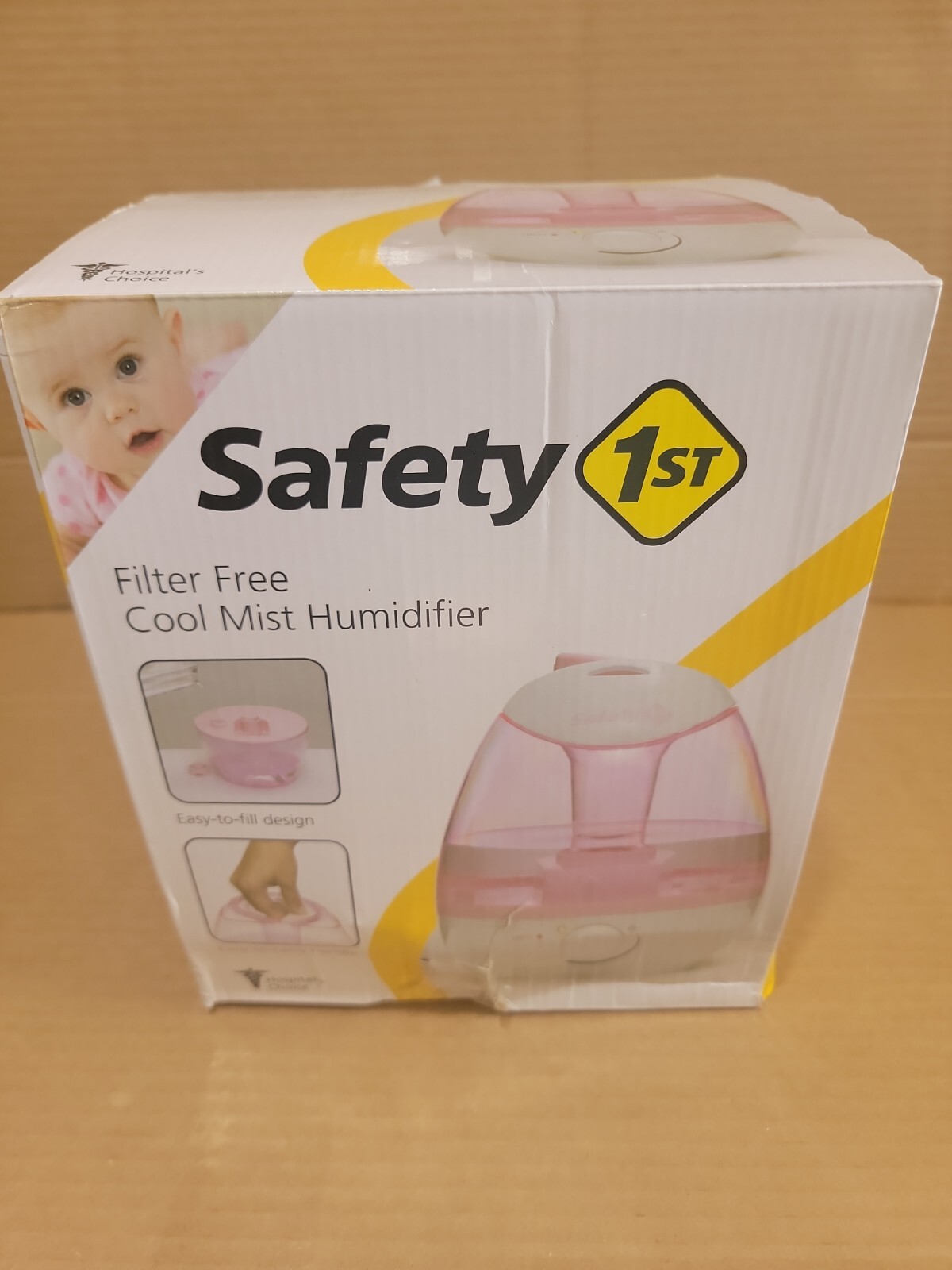 Safety 1st Filter Free Cool Mist Humidifier Pink New *box damage eBay