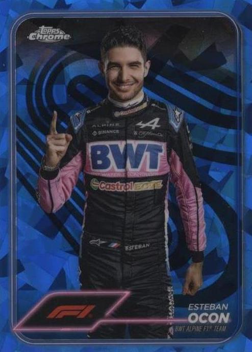 2024 Topps Chrome Sapphire Edition Formula 1 - Esteban Ocon #9 - 1 of 1