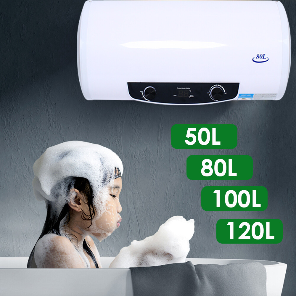 50L/80L/100L/120L Electric Hot Water Heater Heat Tank Bathroom Shower 1.5KW  | eBay
