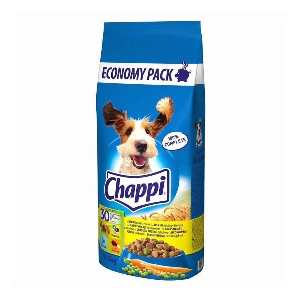 CHAPPI HUHN, GEFLÜGEL UND GEMÜSE 2x 13,5 kg Hundefutter - Bild 3 von 3