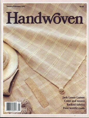 Handwoven by Interweave Press 1991 Volume 12 Nr. 1-5