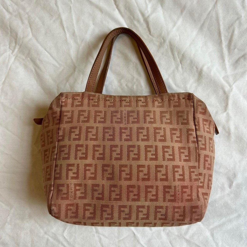 Fendi Pre-Owned 2000-2010 Mini Zucchino Canvas handbag 