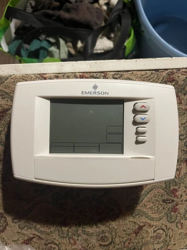 Emerson 1F80-0261 Single Stage 5/1/1 Programmable Digital Thermostat Blue