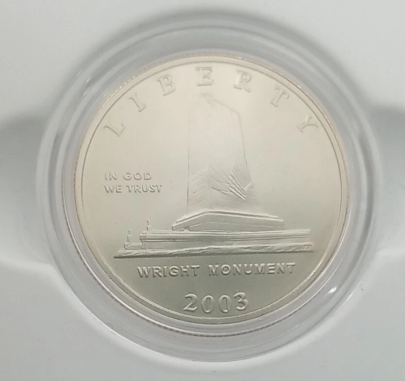 Commemorative Coin 2003 First Flight Centennial uncirculated half Dollar  #20 - Image 3 of 4