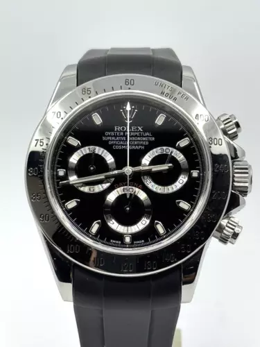 Rolex Daytona 116520 Cosmograph with black rubber strap