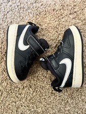 Nike Kids/Toddler Court Borough Low 2 in Black/White, Size 4C, BQ5453-002
