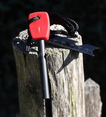 10cm XXL Feuerstahl Magnesium Feuerstein Survival Zündstein Feuerstarter Camping