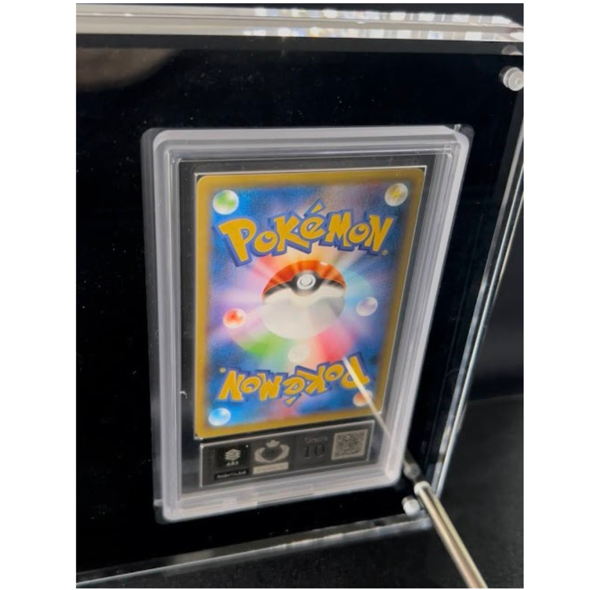 Acrylic Display Frame Magnetic Lid for ARS Graded Cards UV