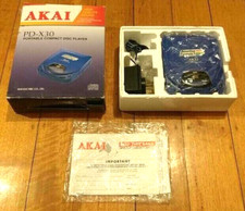 AKAI PD-X30 - Portable Compact Disc Player - Rare Formula 1 Edition - Discman