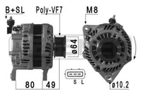 Messmer Lichtmaschine Generator 150A 14V FüR Nissan Pathfinder Iii 2.5 Dci 4WD