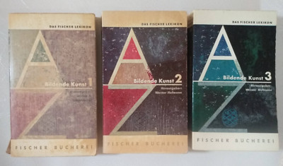 Bildende Kunst 3 Vols Fischer Lexikon 1960-61 Art Werner Hoffmann W Schuchhardt