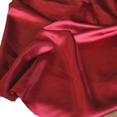 Satin blickdichter Kleider Deko u Gardinen-Stoff Taft weich fallende Meterware