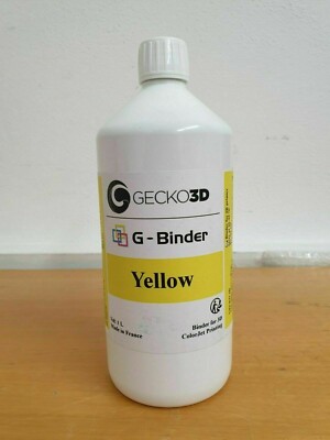 1000ml (100ml/8eur) Gecko 3D G-Binder Bindemittel für 3D Drucker Gelb UR