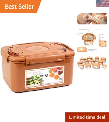 Heritage-Inspired 2.9 Gal Probiotic Fermentation Jar Designed for Healthy Living