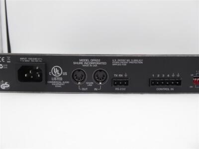 Shure DFR22 Digital Signal Processor w/ Reduction SoundPlex | eBay