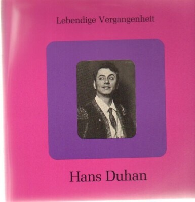 Hans Duhan Lebendige Vergangenheit NEAR MINT Preiserrecords Vinyl LP