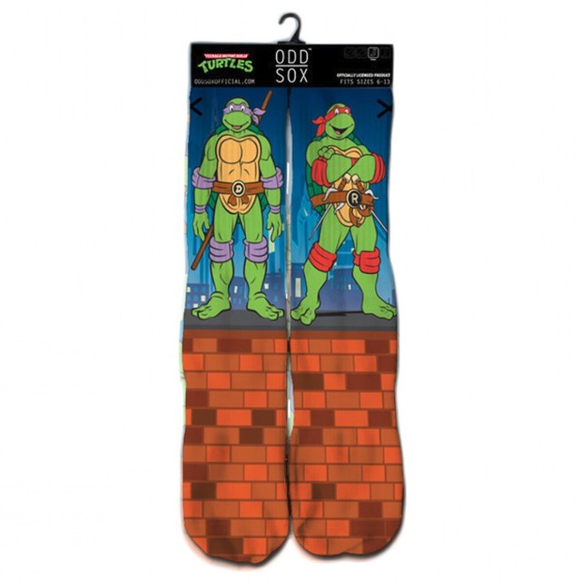 MENS ODD SOX TEENAGE MUTANT NINJA TURTLES SOCKS ONE SIZE Fits 613 eBay