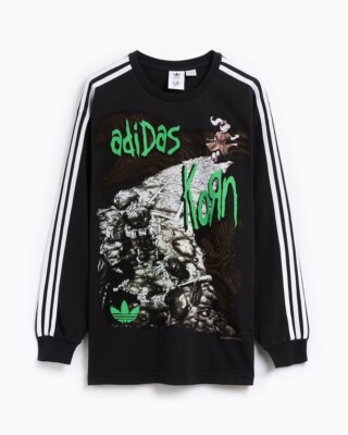 Adidas x Korn Long Sleeve Graphic Shirt | Size MED | Loose Adidas x Korn Long Sleeve Graphic Shirt | Size MED | Loose