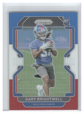 f5 2021 PRIZM RC Gary Brightwell RED WHITE BLUE PRIZM ROOKIE GIANTS #400