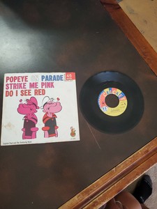 老式1960s 大力水手儿童记录集板球records Ebay