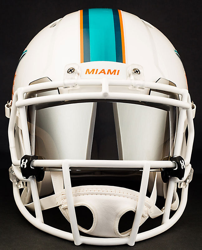 CUSTOM*** MIAMI DOLPHINS NFL Riddell Full Size SPEED Football Helmet