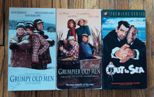 VHS GRUMPY OLD MEN GRUMPIER OLD MEN OUT TO SEA JACK LEMMON WALTER MATTHAU LOREN
