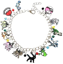 Pokemon Eevee Shiny's Eeveelutions Charm Bracelet