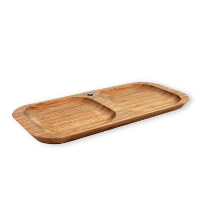 Leonardo Servierplatte Holz 34x16 cm GUSTO Buffetplatte Serviertablett  Bambus | eBay