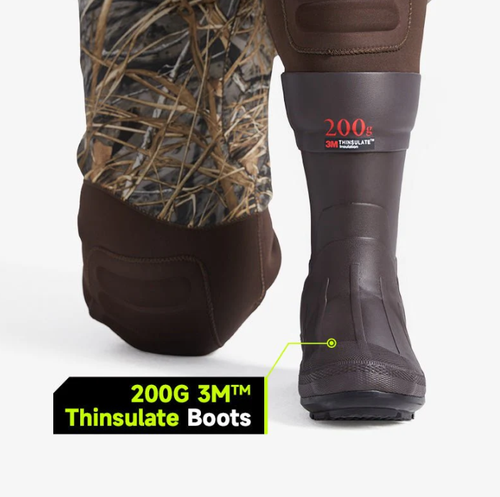 Women's Hunting / Fishing Waders | 200G 3M™ Thinsulate | Sizes 8-14 - Picture 6 of 16
