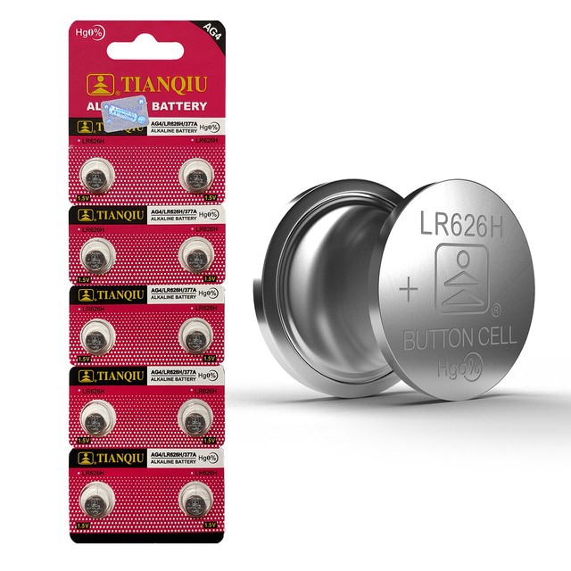 AG4 377 377A LR626 SR66 1.5Volt Alkaline Button Cell Watch Battery for