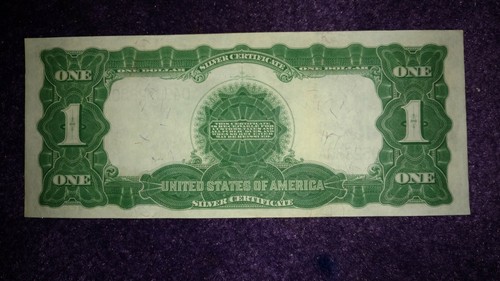 FR-234 Series of 1899 Silver Certificate BIG BLUE SEAL ACT OF AUG. 4, 1886 CRISP - Picture 4 of 4
