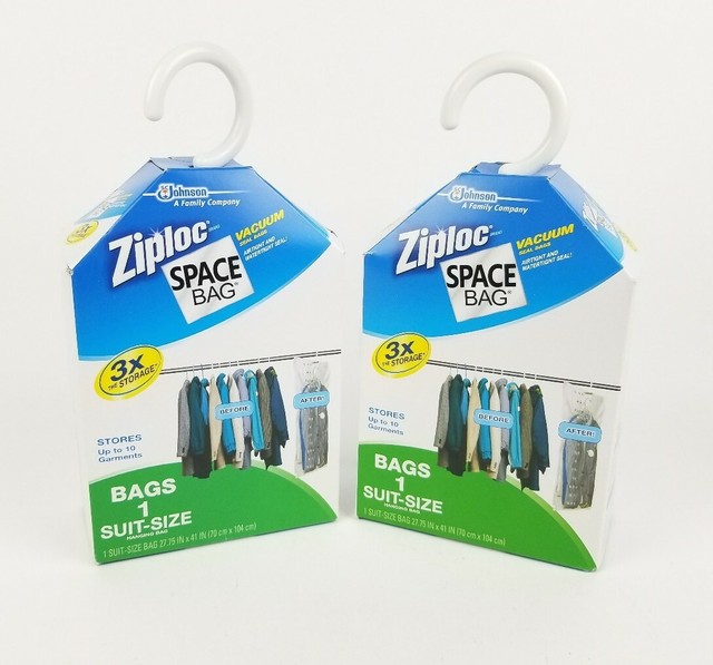 ziploc hanging suit bag