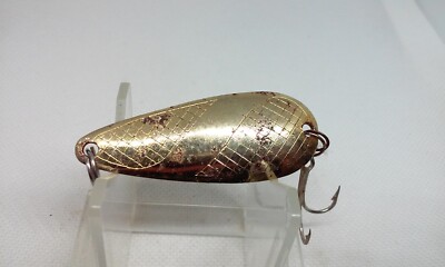 Vintage Old Pal Royal Spoon Gold 2 1/4'' Wobble Wiggler Spoon 3/8oz Fishing Lure