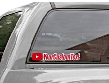 Custom Youtube Username Stickers / Vinyl Decals Custom Youtube Username Stickers / Vinyl Decals
