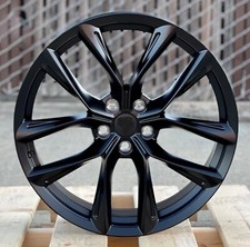 19x8.5 5x114.3 35 Gloss Black Wheels Fits Tesla Model 3 Y 5x4.5 Set Of 4 Rims