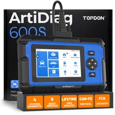🔥2025 TOPDON AD600S OBD2 Scanner Engine ABS SRS SAS AT TPMS EPB Diagnostic Tool