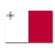 Malta Maltese Flag Car Magnet Decal - 4 x 6 Heavy Duty for Car Truck SUV