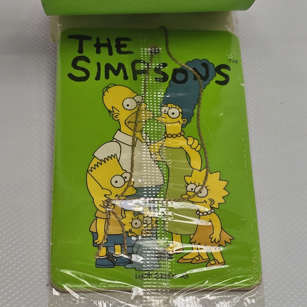 2) Vintage Sealed 1990 The Simpson's Car Air Fresheners Bart Homer